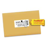 Shipping Labels W- Trueblock Technology, Laser Printers, 3.5 X 5, White, 4-sheet, 100 Sheets-box