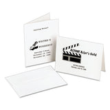 Note Cards, Laser Printer, 4 1-4 X 5 1-2, Uncoated White, 60-pack With Envelopes