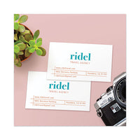 Printable Microperforated Business Cards With Sure Feed Technology, Laser, 2 X 3.5, White, Uncoated, 250-pack