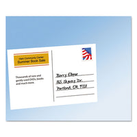 Postcards For Laser Printers, 4 X 6, Uncoated White, 2-sheet, 100-box