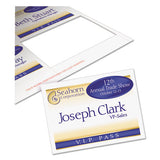 Name Badge Insert Refills, Horizontal-vertical, 3 X 4, White, 300-box