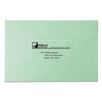 Matte Clear Easy Peel Mailing Labels W- Sure Feed Technology, Laser Printers, 2 X 4, Clear, 10-sheet, 50 Sheets-box