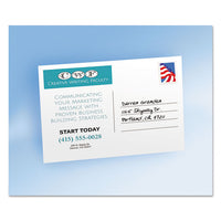 Postcards For Laser Printers, 4 1-4 X 5 1-2, Uncoated White, 4-sheet, 200-box
