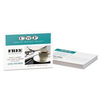 Postcards For Laser Printers, 4 1-4 X 5 1-2, Uncoated White, 4-sheet, 200-box