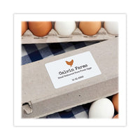 Shipping Labels With Trueblock Technology, Laser Printers,  2.5 X 4, White, 8-sheet, 100 Sheets-pack