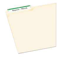 Permanent Trueblock File Folder Labels With Sure Feed Technology, 0.66 X 3.44, White, 30-sheet, 50 Sheets-box