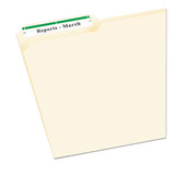 Permanent Trueblock File Folder Labels With Sure Feed Technology, 0.66 X 3.44, White, 30-sheet, 50 Sheets-box