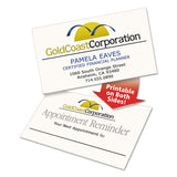 Clean Edge Business Cards, Laser, 2 X 3 1-2, Ivory, 200-pack