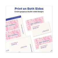 Print-to-the-edge Microperforated Business Cards With Sure Feed Technology, Color Laser, 2 X 3.5, Wht, 160-pk