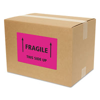 High-visibility Permanent Laser Id Labels, 5 1-2 X 8 1-2, Neon Magenta, 200-box
