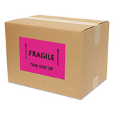 High-visibility Permanent Laser Id Labels, 5 1-2 X 8 1-2, Neon Magenta, 200-box