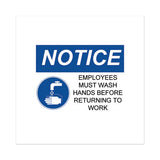 Surface Safe Removable Label Safety Signs, Inkjet-laser Printers, 5 X 7, White, 2-sheet, 15 Sheets-pack