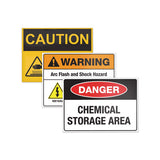 Surface Safe Removable Label Safety Signs, Inkjet-laser Printers, 3.5 X 5, White, 4-sheet, 15 Sheets-pack