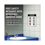 Surface Safe Removable Label Safety Signs, Inkjet-laser Printers, 3.5 X 5, White, 4-sheet, 15 Sheets-pack