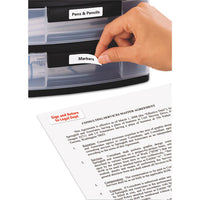Removable Multi-use Labels, Inkjet-laser Printers, 0.5 X 1.75, White, 80-sheet, 25 Sheets-pack