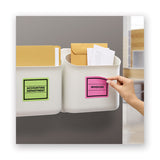 High-vis Removable Laser-inkjet Id Labels W- Sure Feed, 3 1-3 X 4, Neon, 72-pk