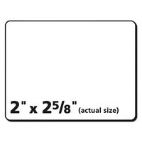 Durable Permanent Id Labels With Trueblock Technology, Laser Printers, 2 X 2.63, White, 15-sheet, 50 Sheets-pack