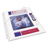 Quick Top & Side Loading Sheet Protectors, Letter, Non-glare, 50-box