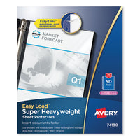 Top-load Polypropylene Sheet Protector, Heavy, Legal, Diamond Clear, 25-pack