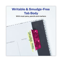 Ultra Tabs Luxe Collection Repositionable Tabs, 1-5-cut Tabs, Assorted Jewel Prism, 2.5" Wide, 16-pack