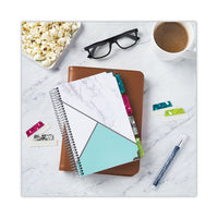 Ultra Tabs Luxe Collection Repositionable Tabs, 1-5-cut Tabs, Assorted Jewel Prism, 2.5" Wide, 16-pack