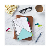 Ultra Tabs Luxe Collection Repositionable Tabs, 1-5-cut Tabs, Assorted Jewel Prism, 2.5" Wide, 16-pack