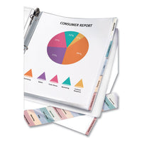 Protect 'n Tab Top-load Clear Sheet Protectors W-five Tabs, Letter
