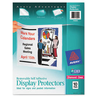 Top-load Display Sheet Protectors, Letter, 10-pack