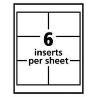 Pin-style Badge Holder With Laser-inkjet Insert, Top Load, 4 X 3, White, 100-box