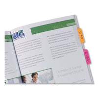 Ultra Tabs Repositionable Margin Tabs, 1-5-cut Tabs, Assorted Neon, 2.5" Wide, 48-pack