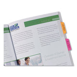 Ultra Tabs Repositionable Margin Tabs, 1-5-cut Tabs, Assorted Neon, 2.5" Wide, 48-pack