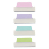 Ultra Tabs Repositionable Margin Tabs, 1-5-cut Tabs, Assorted Pastels, 2.5" Wide, 48-pack