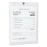 Job Ticket Holders, Heavy Gauge Vinyl, 9 X 12, Clear, 10-pack