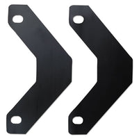 Triangle Shaped Sheet Lifter For Three-ring Binder, Black, 2-pack