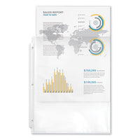 Top-load Recycled Polypropylene Sheet Protector, Semi-clear, 100-box