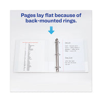 Heavy-duty View Binder With Durahinge And One Touch Ezd Rings, 3 Rings, 1.5" Capacity, 11 X 8.5, White