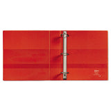 Heavy-duty Non-view Binder With Durahinge And One Touch Ezd Rings, 3 Rings, 1.5" Capacity, 11 X 8.5, Red