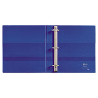 Heavy-duty Non-view Binder With Durahinge And One Touch Ezd Rings, 3 Rings, 1" Capacity, 11 X 8.5, Blue