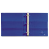 Heavy-duty Non-view Binder With Durahinge And One Touch Ezd Rings, 3 Rings, 1" Capacity, 11 X 8.5, Blue