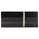 Heavy-duty Non-view Binder With Durahinge, Three Locking One Touch Ezd Rings And Spine Label, 3" Capacity, 11 X 8.5, Black