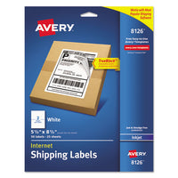 Shipping Labels W- Trueblock Technology, Inkjet Printers, 5.5 X 8.5, White, 2-sheet, 25 Sheets-pack