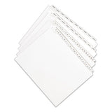 Preprinted Legal Exhibit Side Tab Index Dividers, Allstate Style, 25-tab, Exhibit 1 To Exhibit 25, 11 X 8.5, White, 1 Set