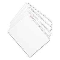 Preprinted Legal Exhibit Side Tab Index Dividers, Allstate Style, 25-tab, 151 To 175, 11 X 8.5, White, 1 Set