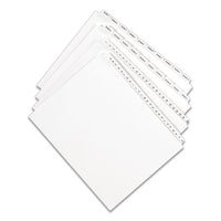 Preprinted Legal Exhibit Side Tab Index Dividers, Allstate Style, 10-tab, I To X, 11 X 8.5, White, 1 Set