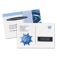 Postcards For Inkjet Printers, 4 1-4 X 5 1-2, Matte White, 4-sheet, 200-box
