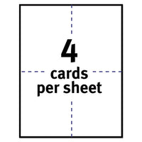 Postcards For Inkjet Printers, 4 1-4 X 5 1-2, Matte White, 4-sheet, 200-box