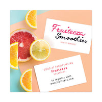Printable Microperforated Business Cards With Sure Feed Technology, Inkjet, 2 X 3.5, White, Matte, 1000-box