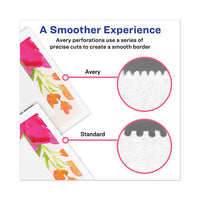 Printable Microperforated Business Cards With Sure Feed Technology, Inkjet, 2 X 3.5, White, Matte, 1000-box