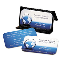 Round Corner Print-to-the-edge Business Cards, Inkjet, 2 X 3 1-2, White, 160-pk