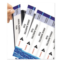 Binder Spine Inserts, 1-2" Spine Width, 16 Inserts-sheet, 5 Sheets-pack
